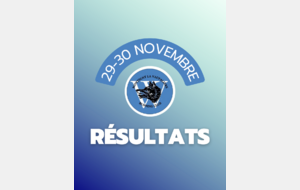 Résultats 29-30 Novembre